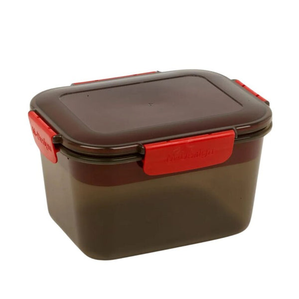 M-Design Lunch Box 2.3L – Black/Red