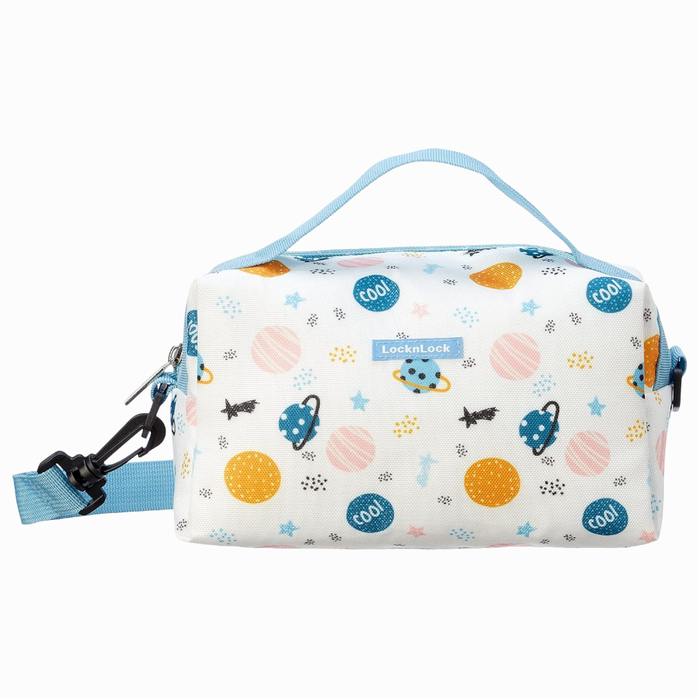 Lock 'n Lock Lunch Box with a Lunch Bag – Multicolored