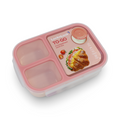 Lock n' Lock To-Go 3-Compartment Lunch Box 980ml – Pink