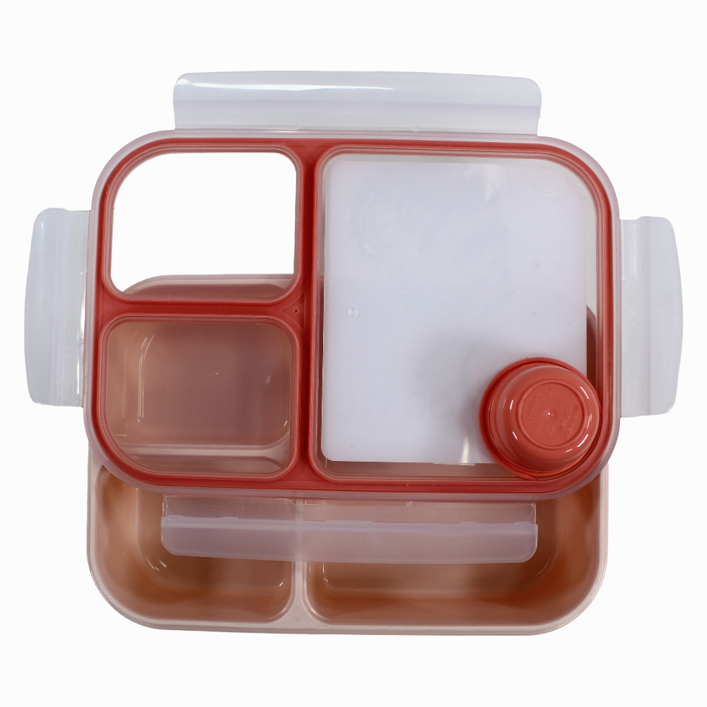 Divided Lunchbox –  1.5L (Pink)