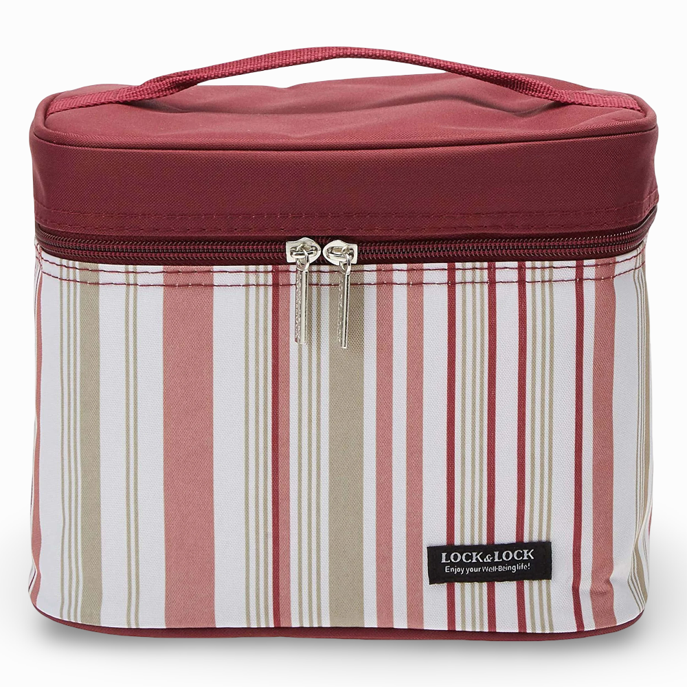 Lock 'n Lock Lunch Boxes with a Lunch Bag – Brick Red