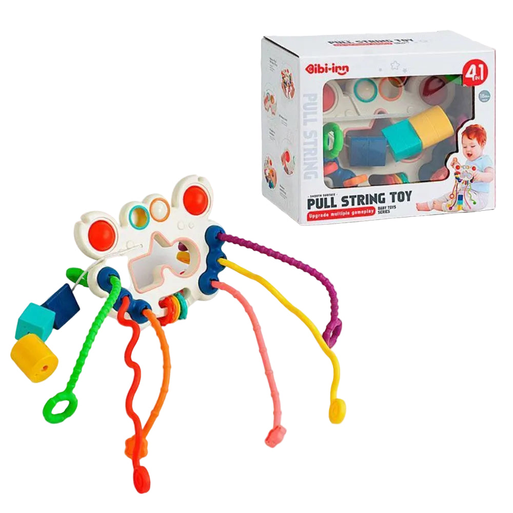 Bibi-inn Crab Pull String Toy