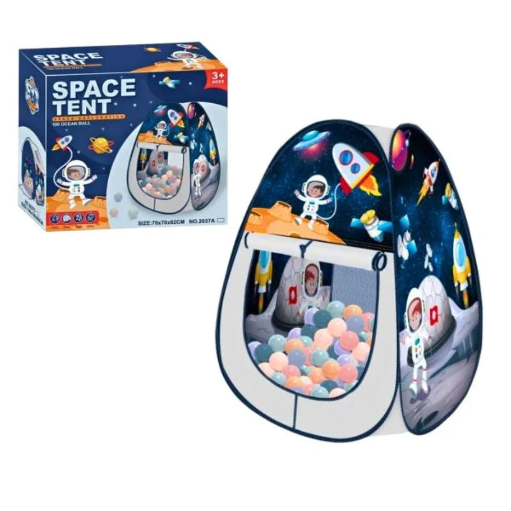 Children's Space Tent + 100 Balls - Toys - For Baby