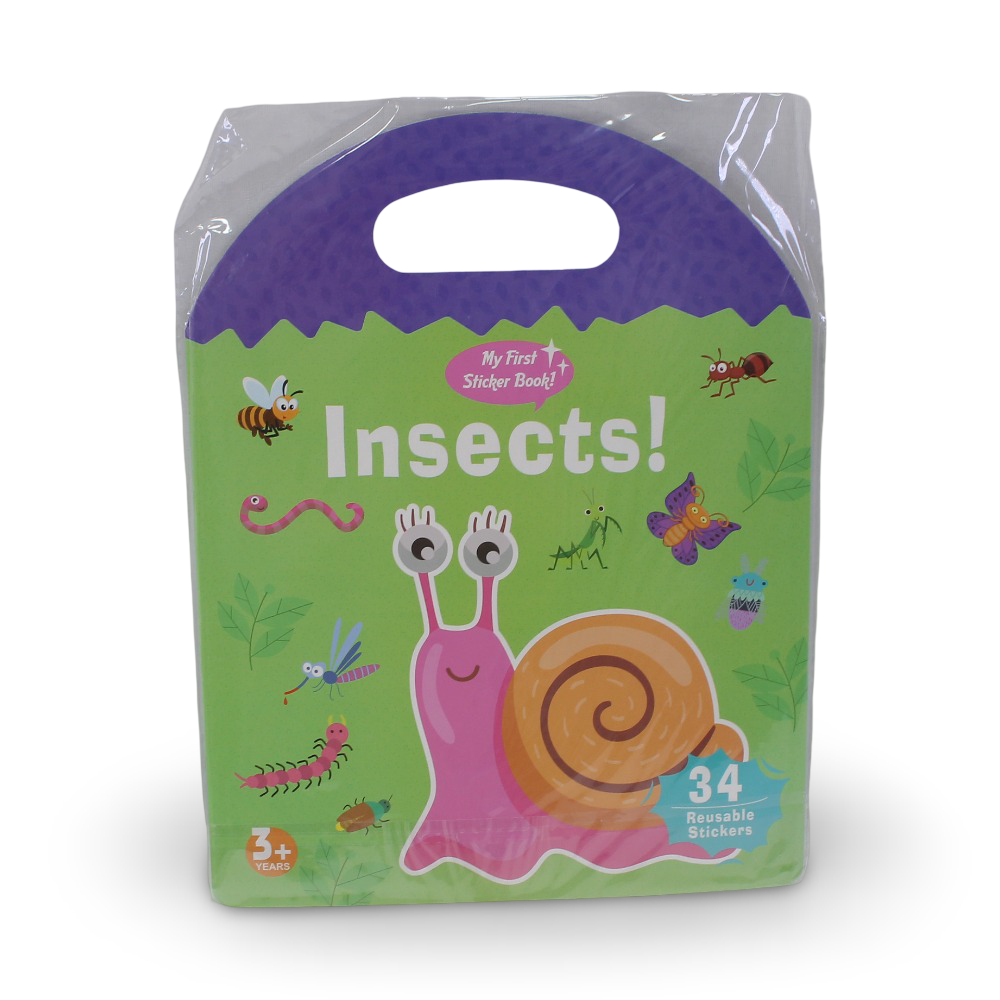 My First Stickers Book Insects Reusable Stickers – 34 Pcs