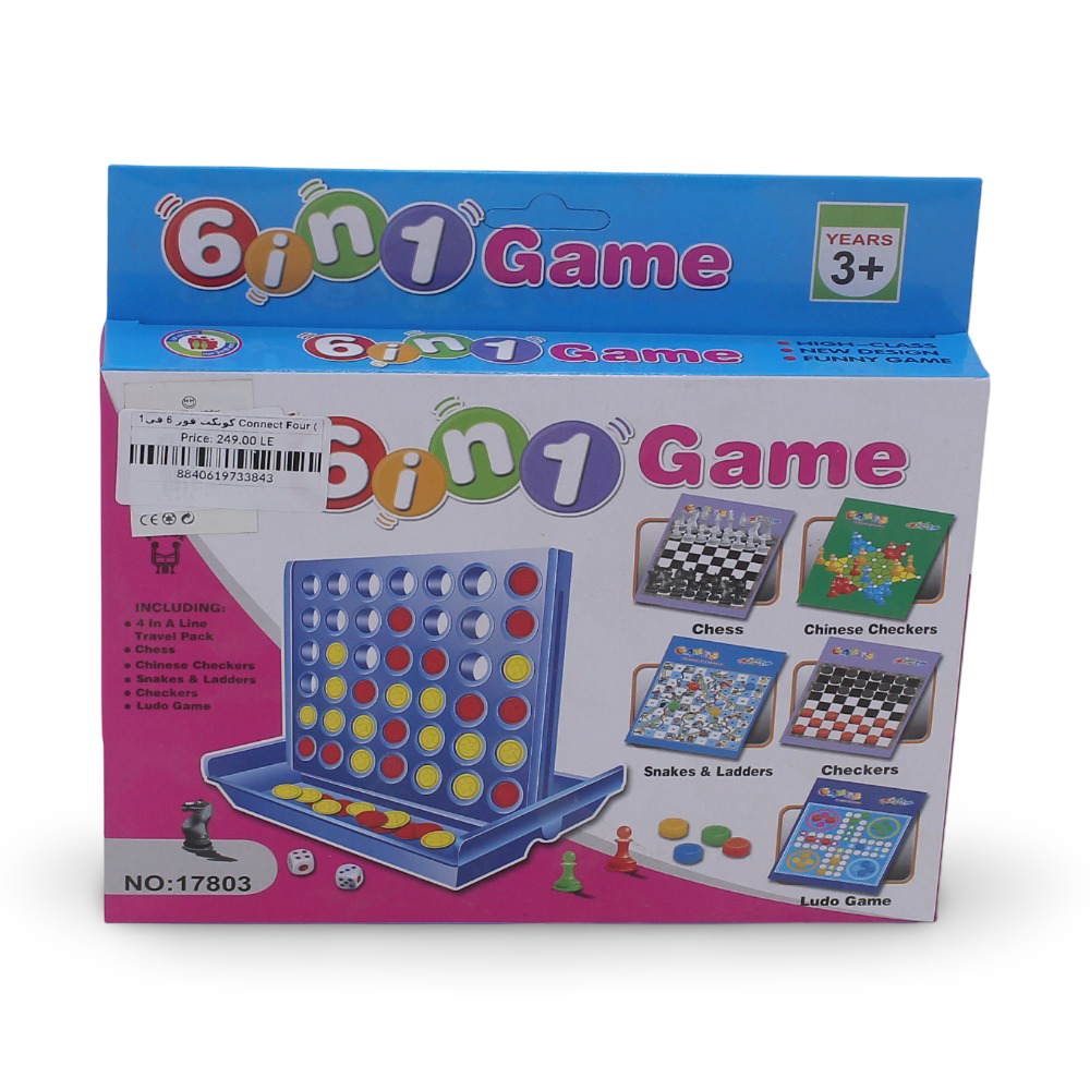 Connect Four (6 in 1 Travel Size) - Toys - Bright Future