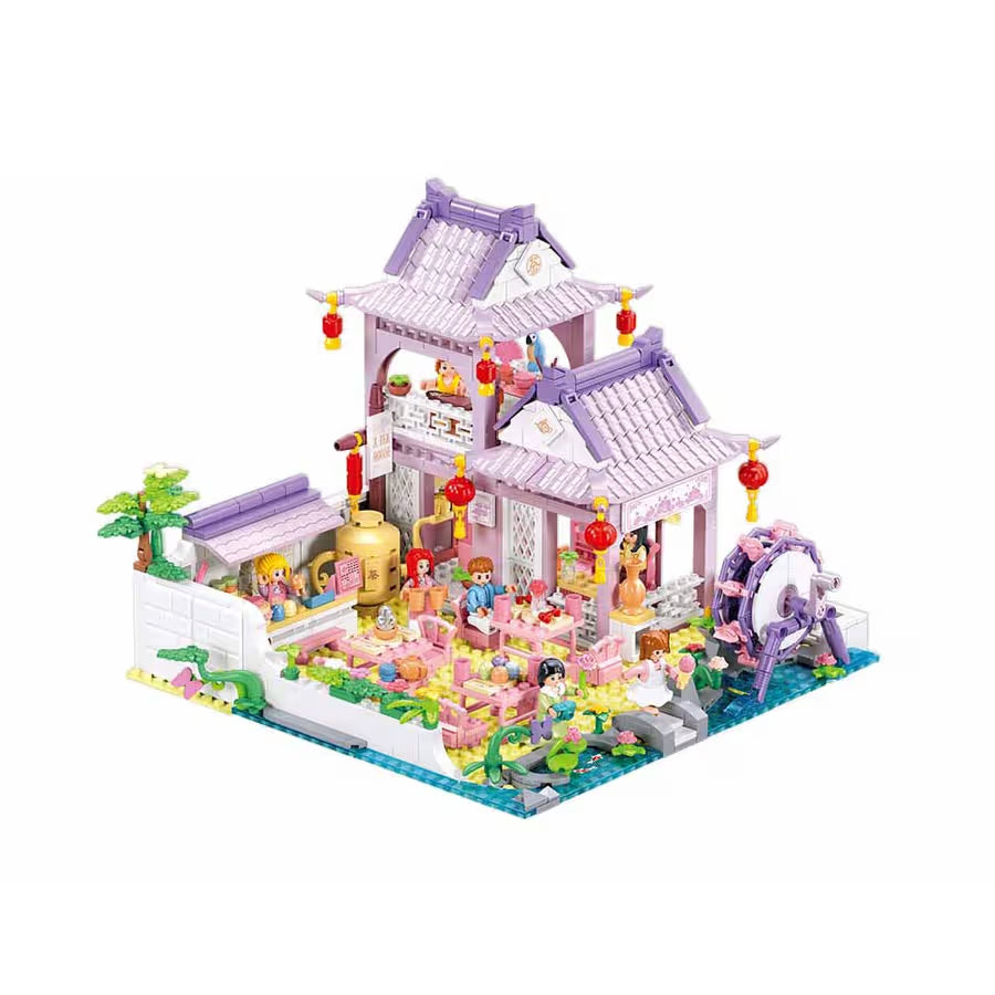 Sluban Girls Dream Asian Dream Palace Blocks Set - 981Pcs