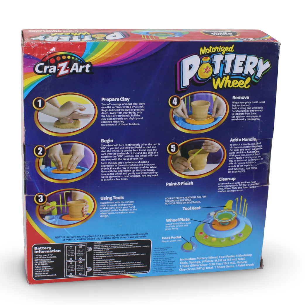 Cra-Z-Art Motorized Pottery Wheel Toy