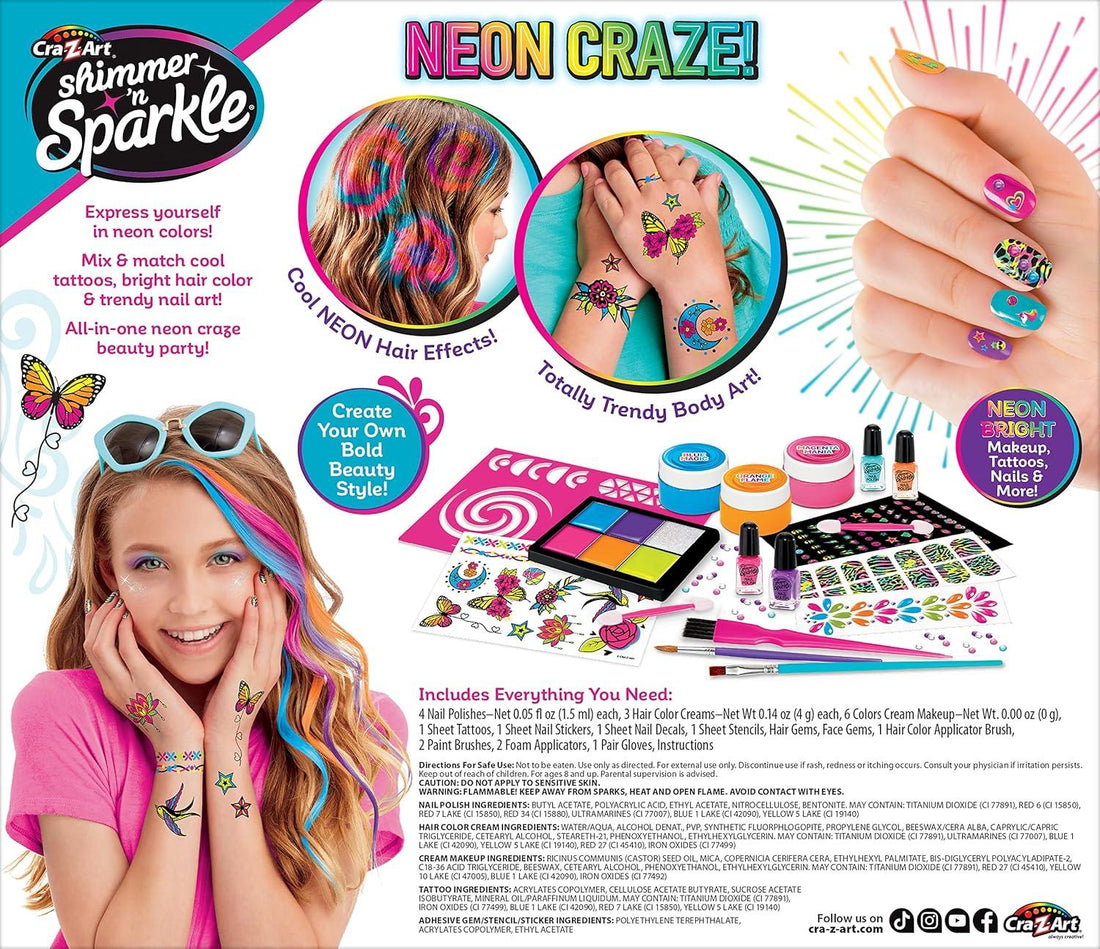 Girls' beading crafts