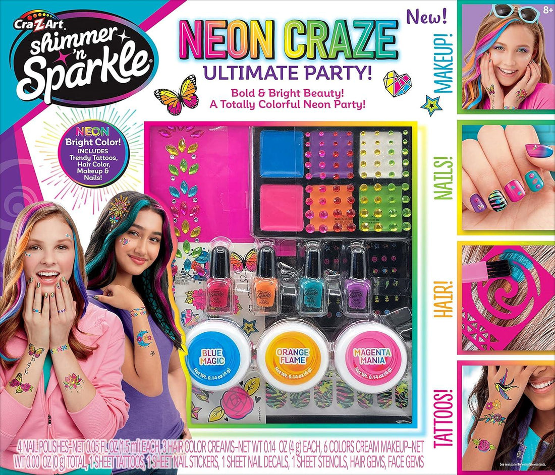 Girls' beading crafts