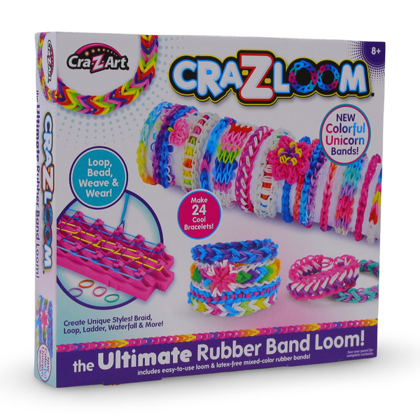 مجموعة Cra-Z-Art Loom لصنع أساور المطاط النهائية