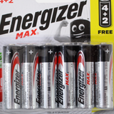 Energizer MAX AA Batteries - Pack of 6 (1.5V)