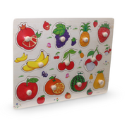 Wooden Fruits Knob Puzzle