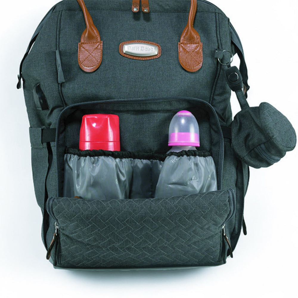Petit Bebe Premium Max Mommy Bag – Grey