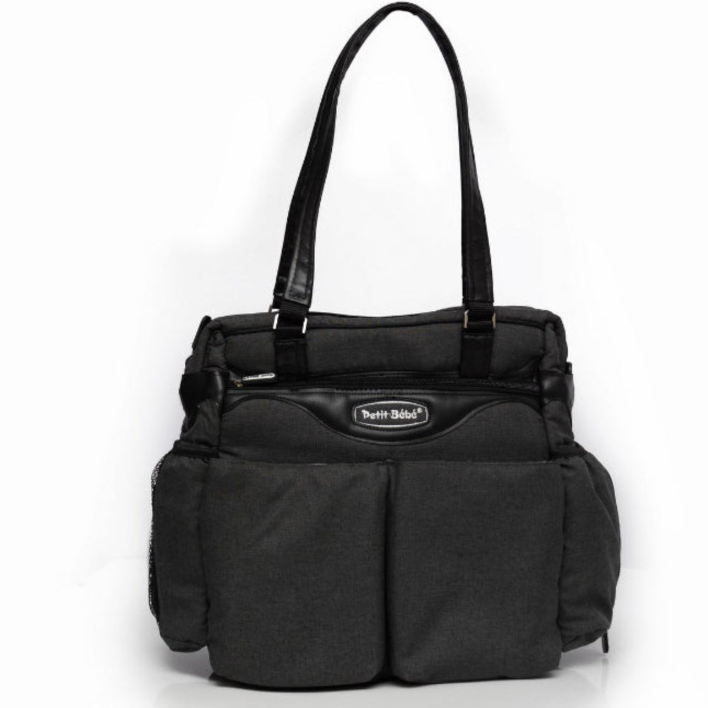 Petit Bebe Baby Diaper Bag Premium – Black