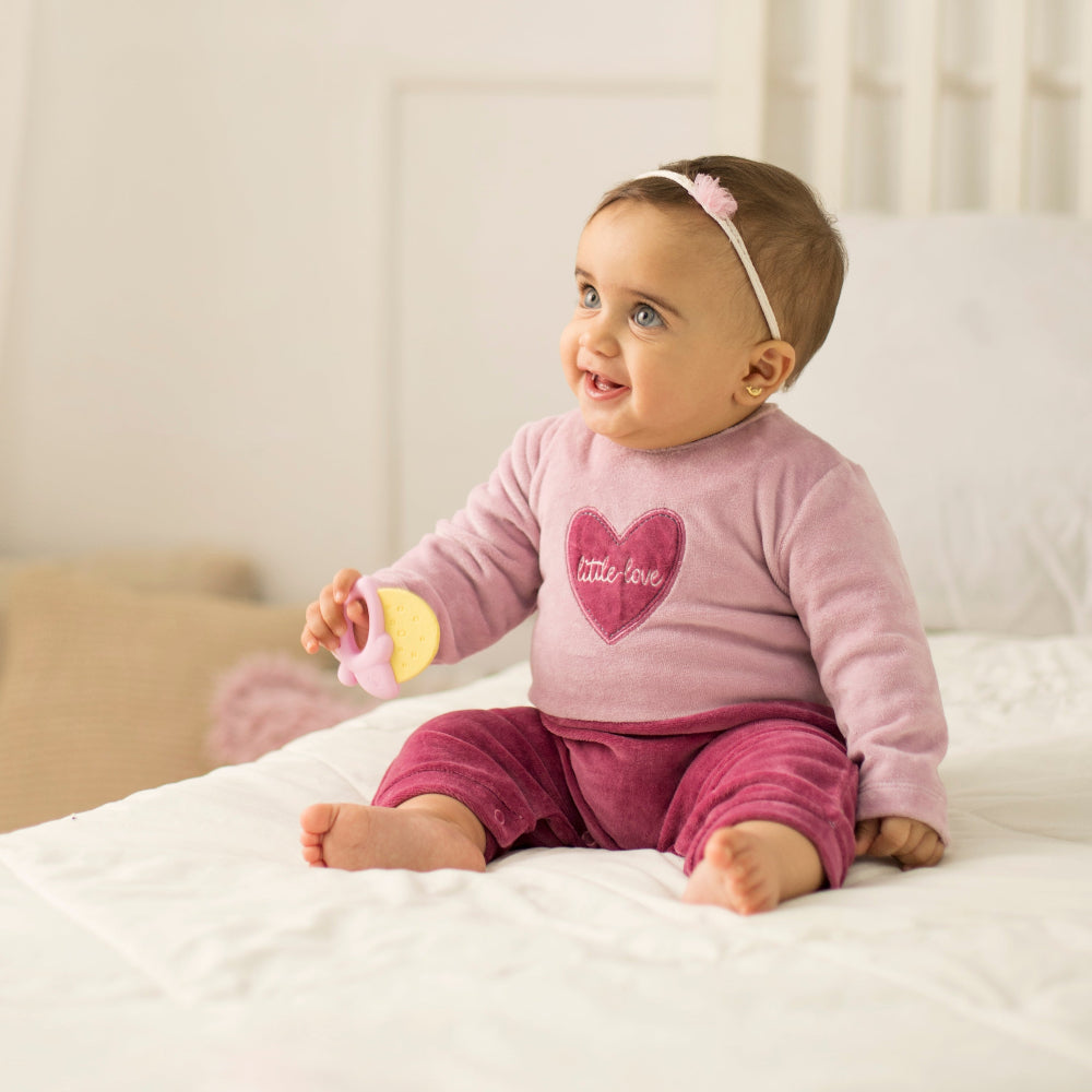 Little Love Long-Sleeved Footless Onesie - Clothing - Ourkids