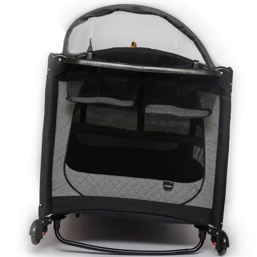 Petit Bebe Baby Play Pen Premium – Grey