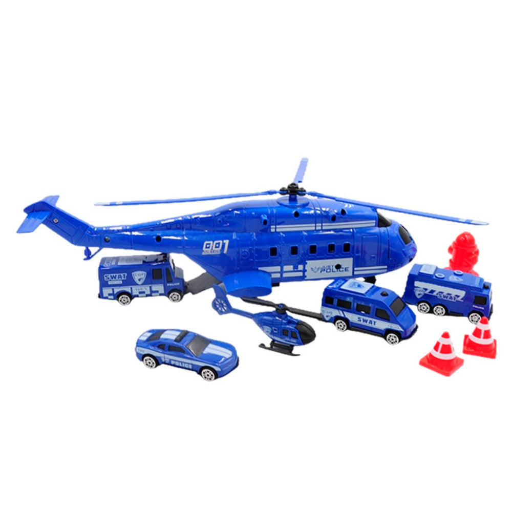 Policemen Helicopter Play Set