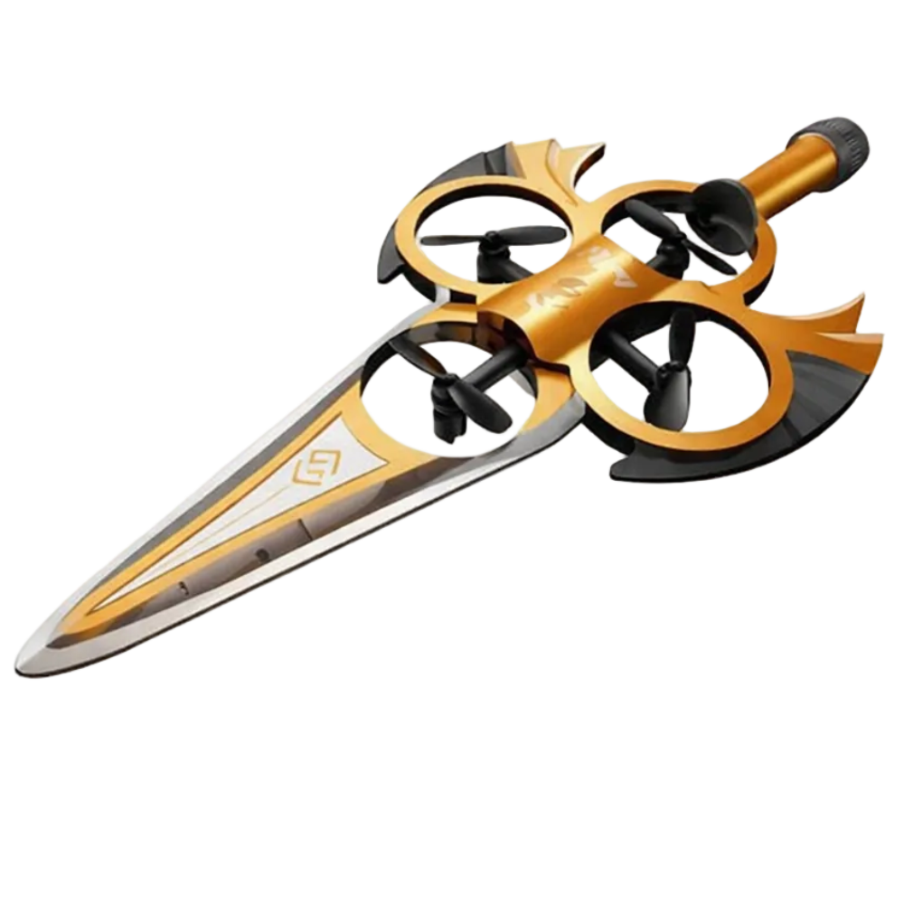 Flying Sword RC Drone – Gold - Toys - OKO
