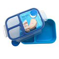 Lock n' Lock To-Go 3-Compartment Lunch Box 980ml – Blue