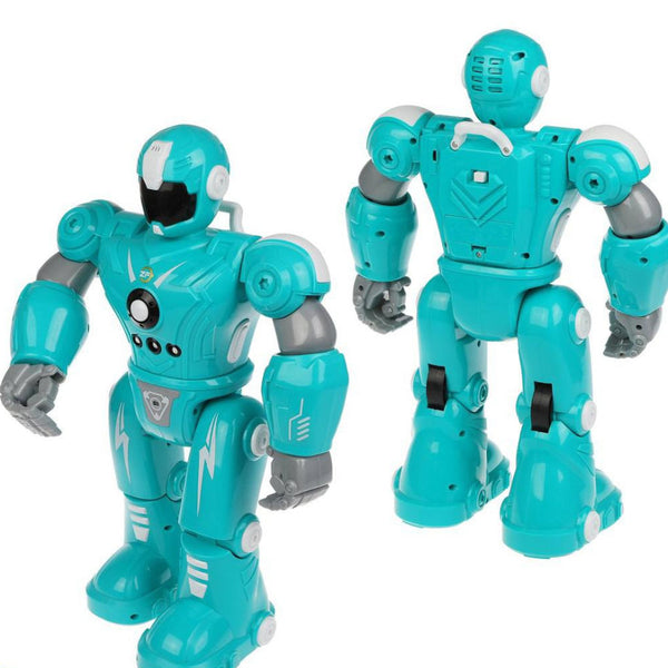 Police Robot Model - Aqua Blue (Sound and Light)