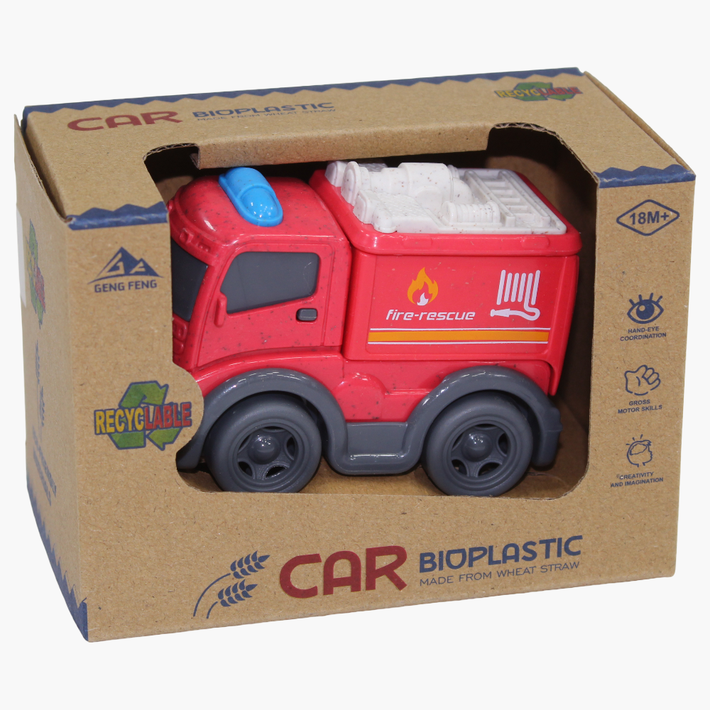 Recyclable Car Bioplastic - (Fire Truck)