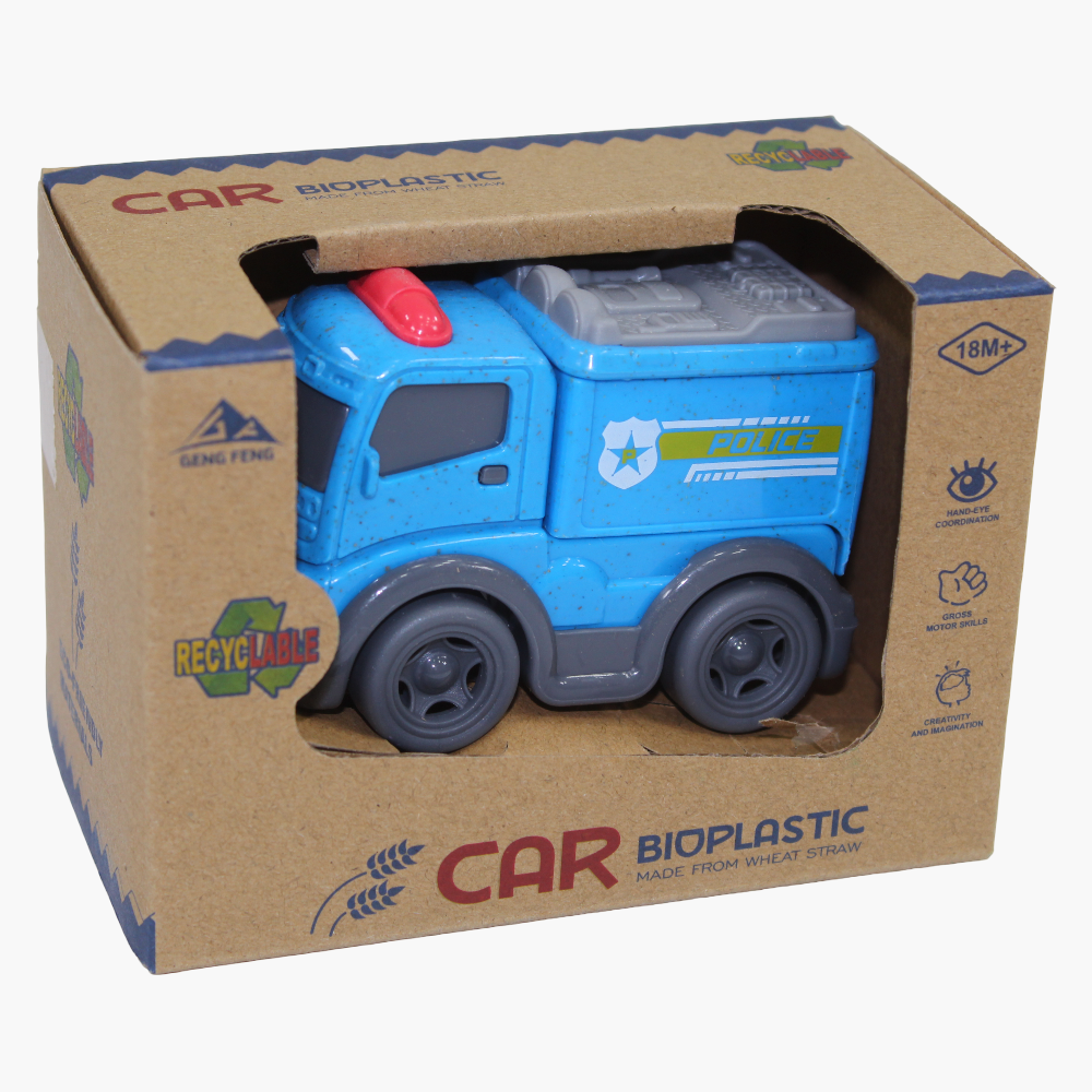 Recyclable Car Bioplastic - Police Car
