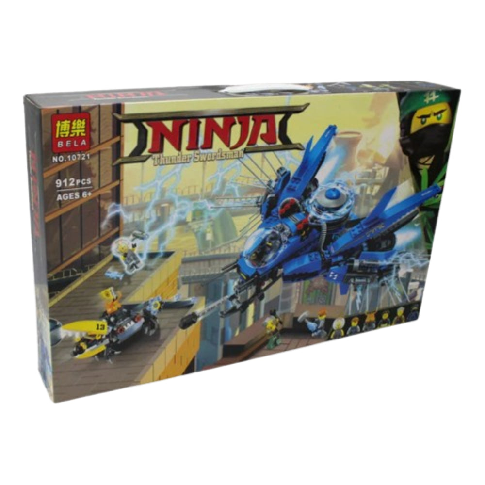 Ninja Thunder Swordsman Building Set – 912 Pieces