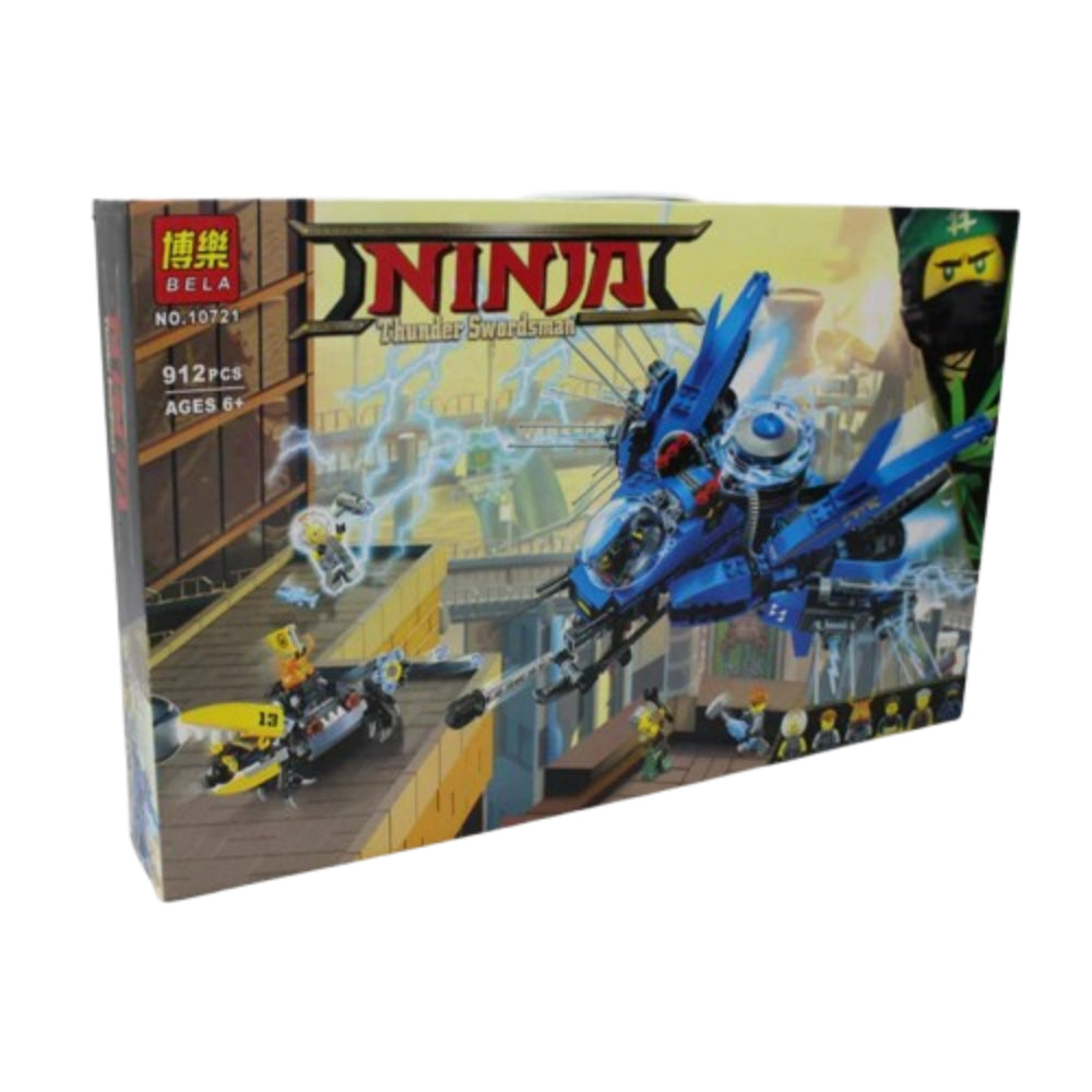 Ninja Thunder Swordsman Building Set – 912 Pieces
