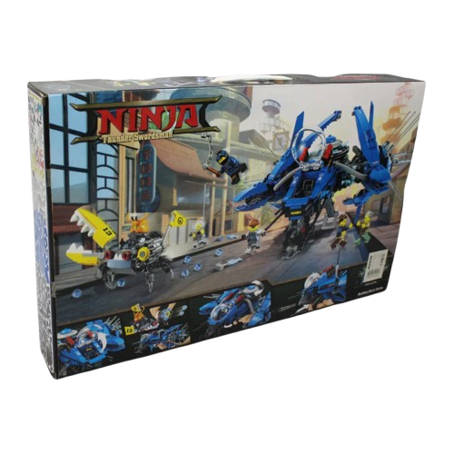 Ninja Thunder Swordsman Building Set – 912 Pieces
