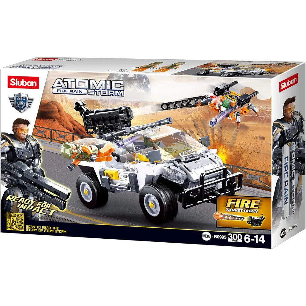 Sluban Atomic Fire Rain Storm Annihilation Operation Building Blocks Set - 300 Pcs