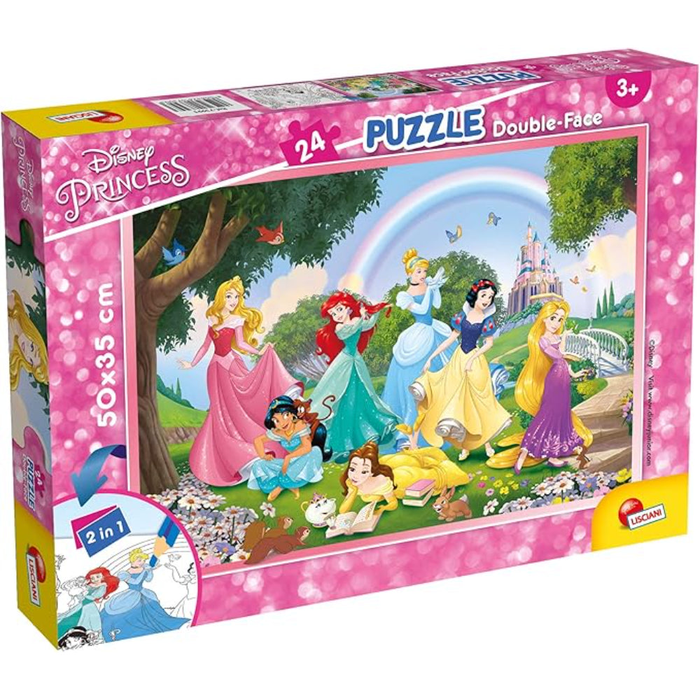 Lisciani Puzzle Double-Face Disney Princess 24 pcs