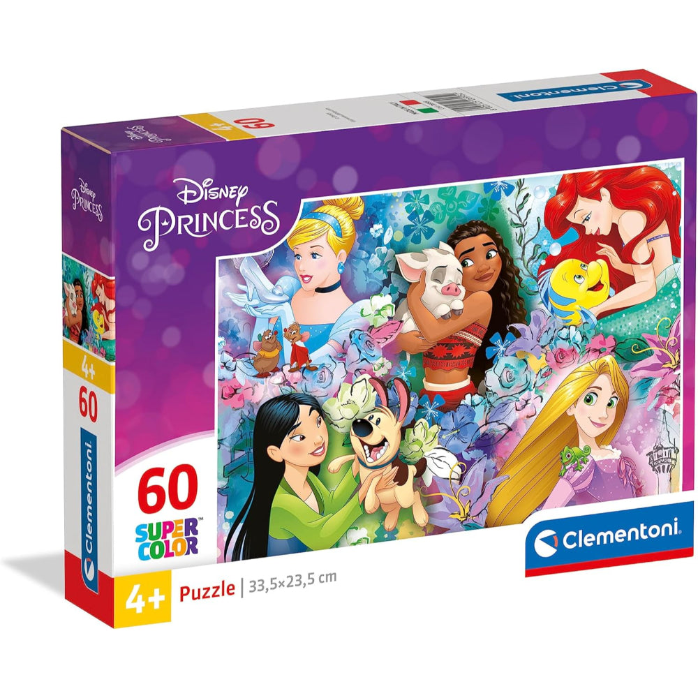 Clementoni Super Color Princesses Puzzle – 60Pcs