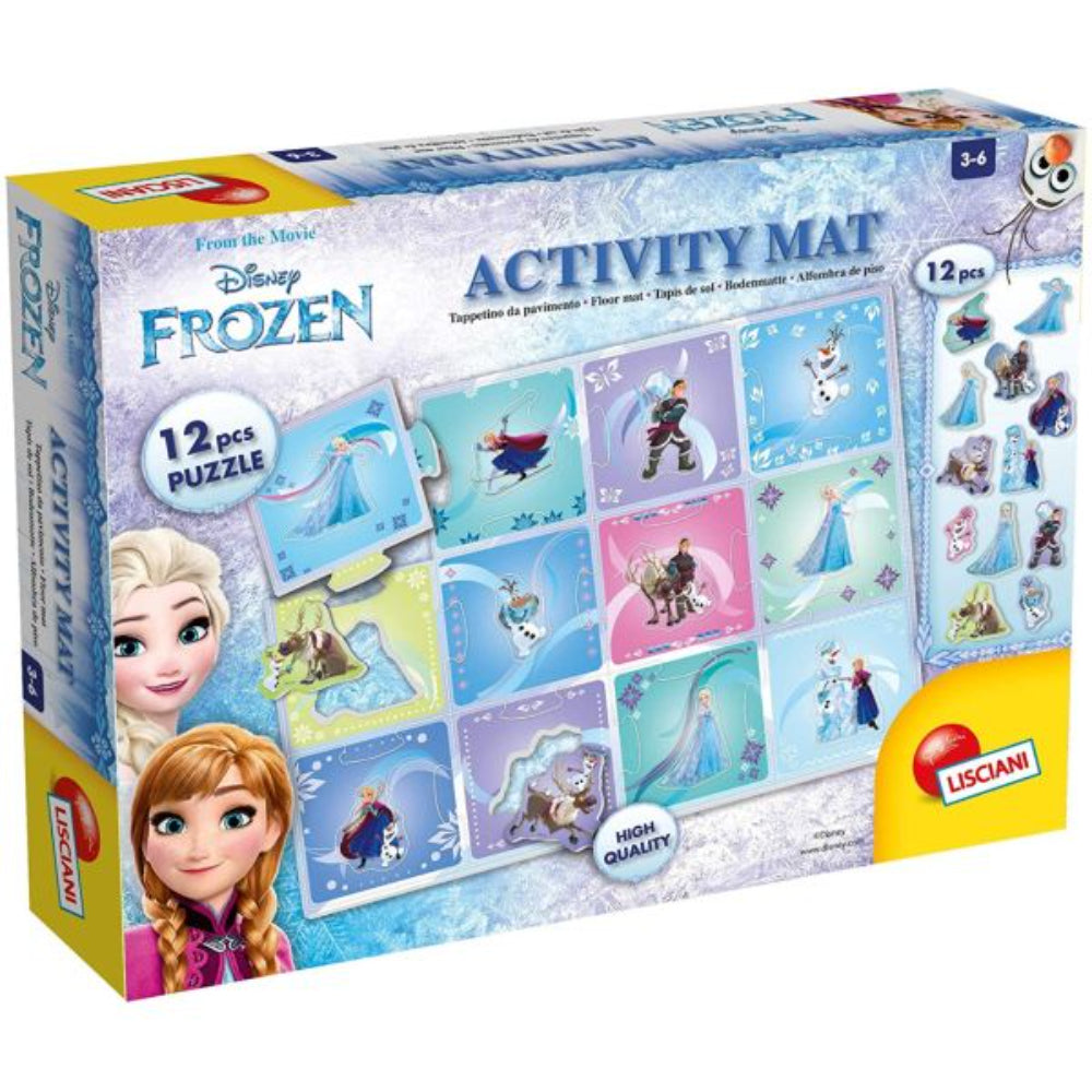 Disney Frozen Educational Giant Puzzle Mat – 12 Pieces