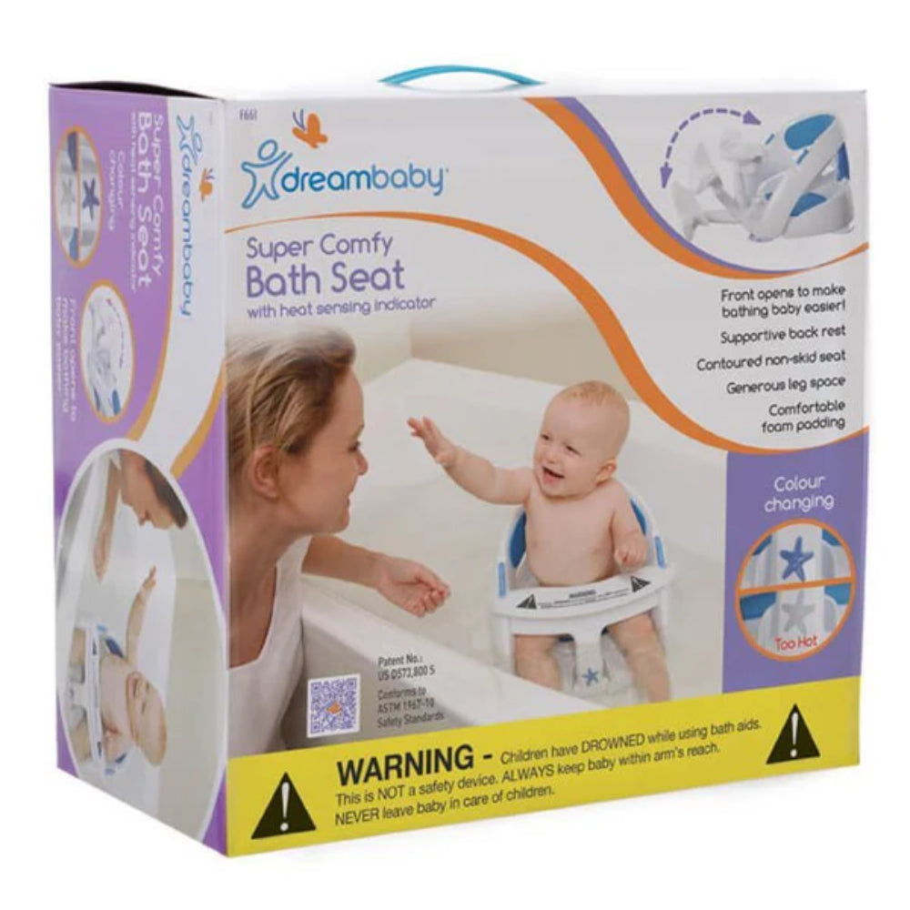 Dreambaby Deluxe Bath Seat with Heat Sensor