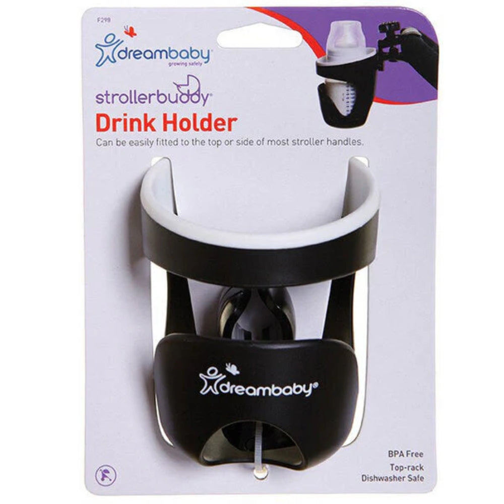 Dreambaby Strollerbuddy Drink Holder – Black