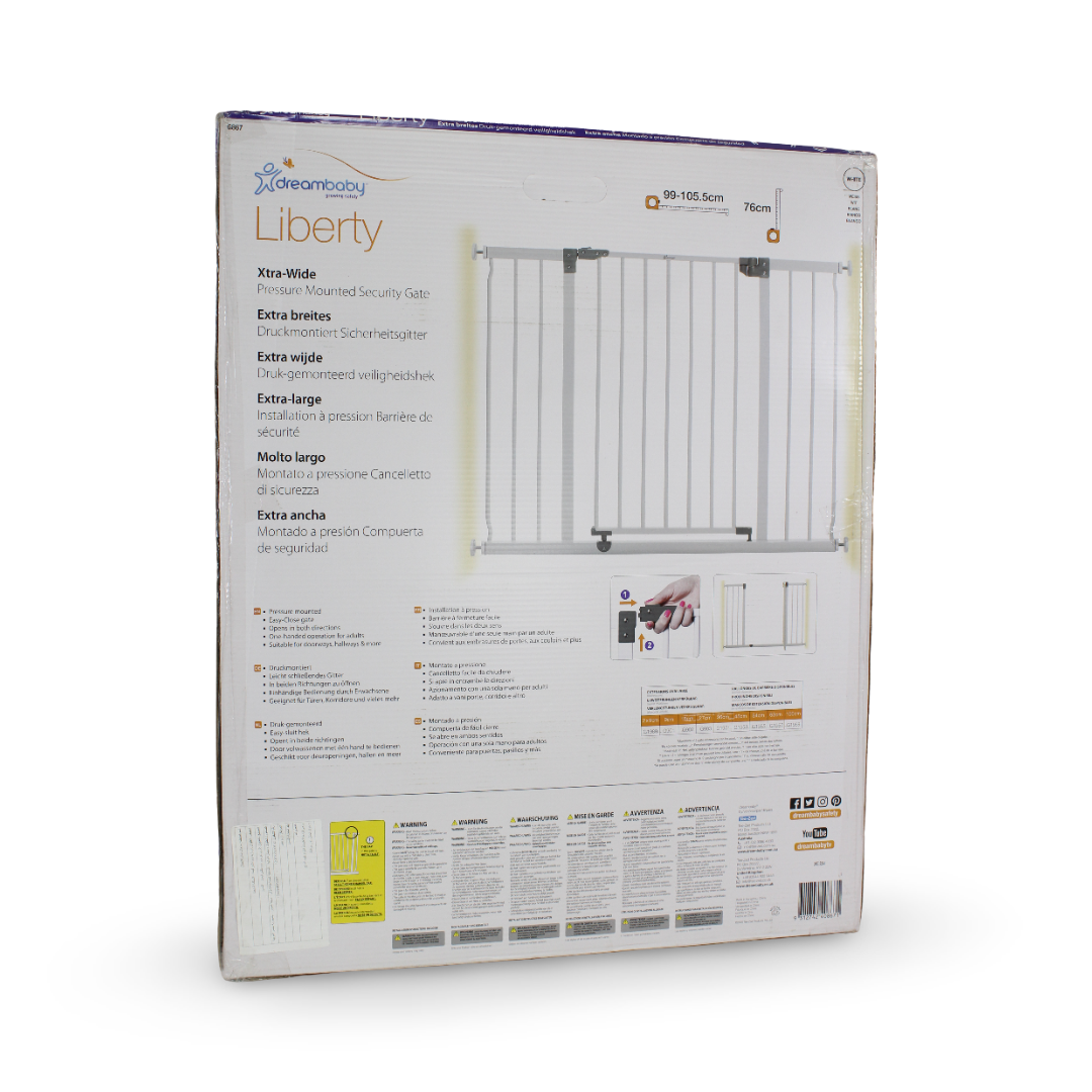 Dreambaby Liberty Xtra-Wide Security Gate