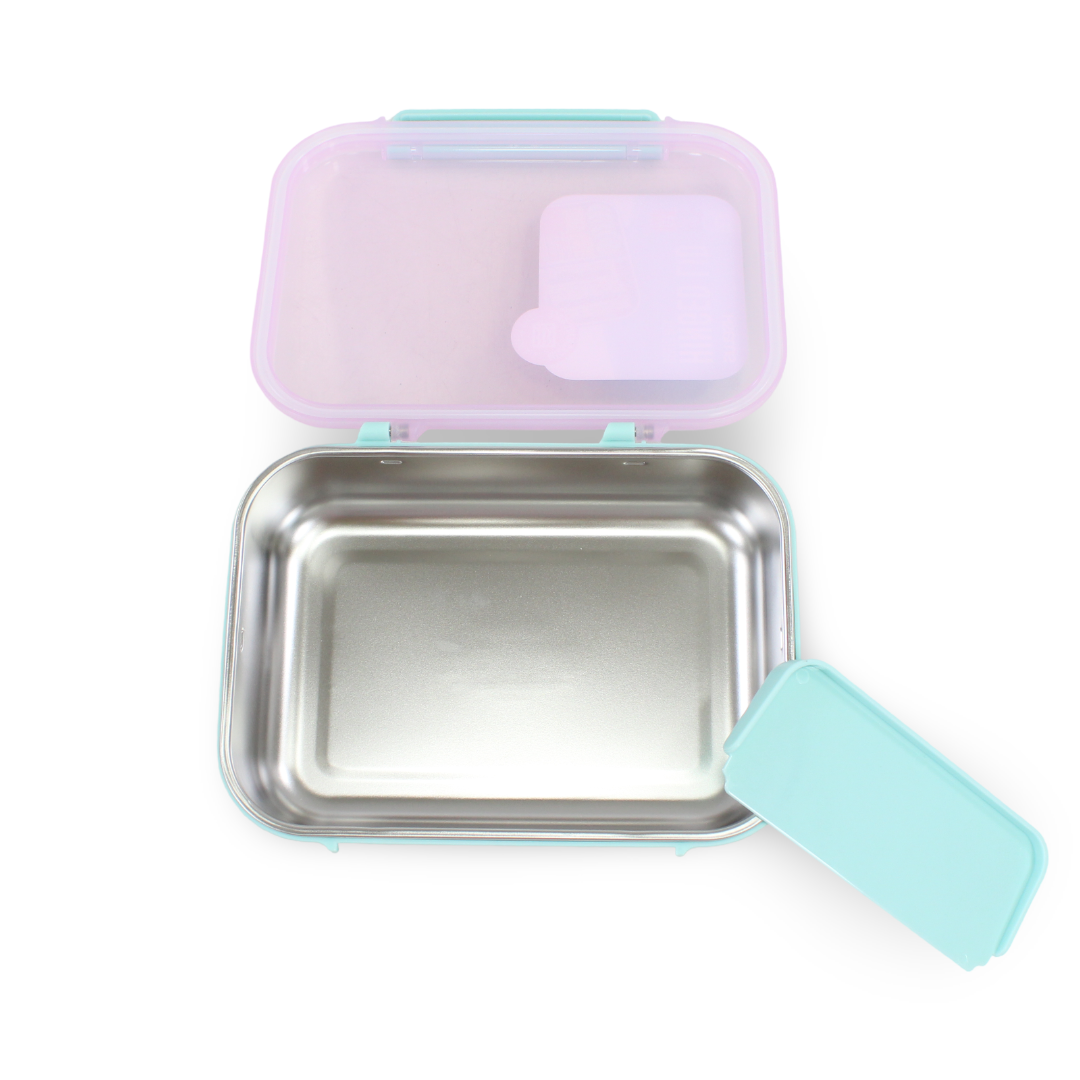 Smash Stainless Steel Hinged Bento Lunch Box 1.8L – Rose