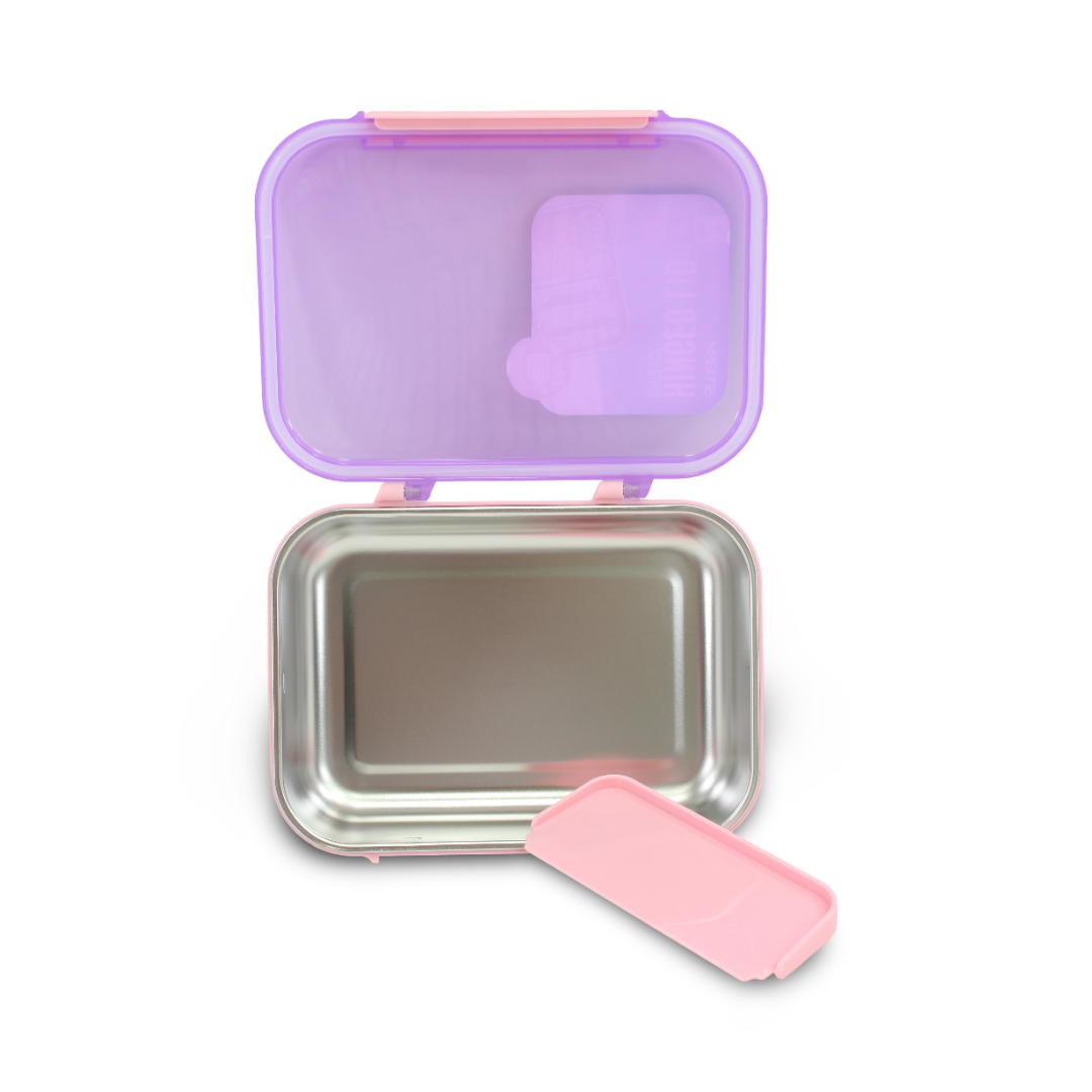 Smash Stainless Steel Hinged Bento Lunch Box 1.8L – Purple