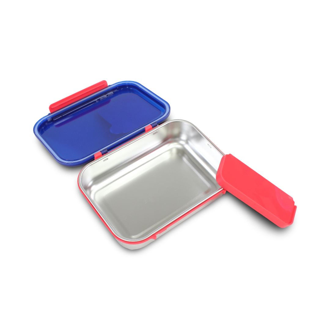 Smash Stainless Steel Hinged Bento Lunch Box 1.8L – Blue