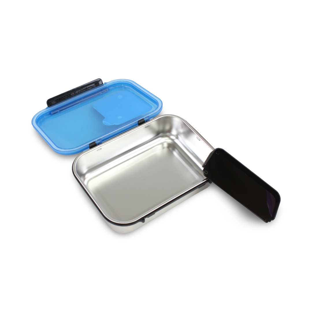 Smash Stainless Steel Hinged Bento Lunch Box 1.8L – Baby Blue