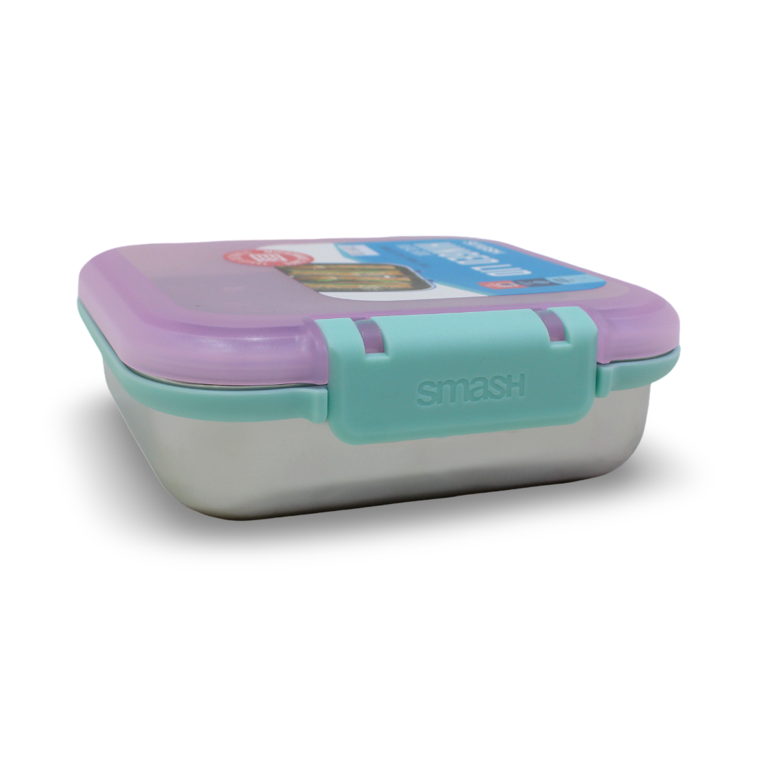 Smash Stainless Steel Snack Box 900ml – Rose