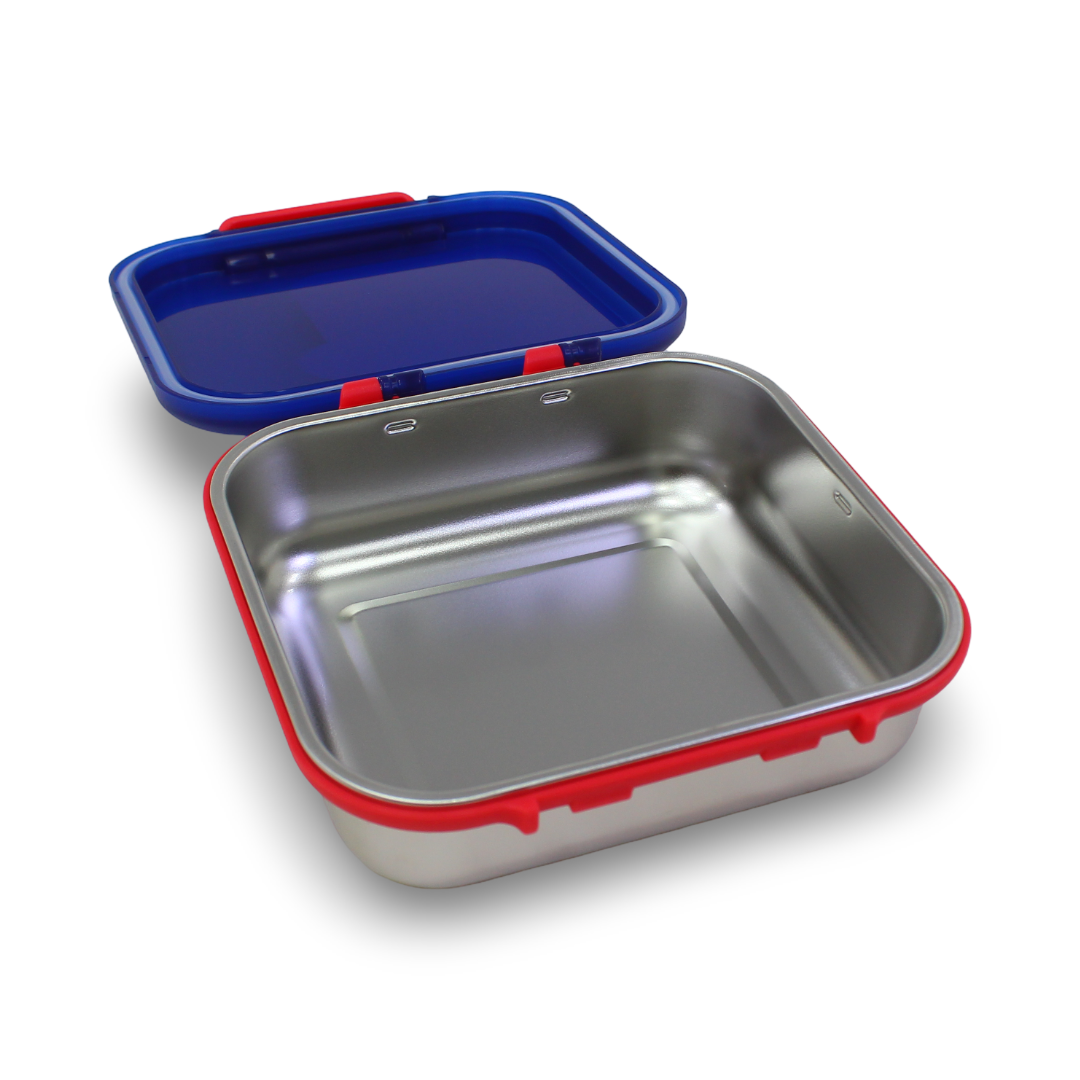 Smash Stainless Steel Snack Box 900ml – Blue