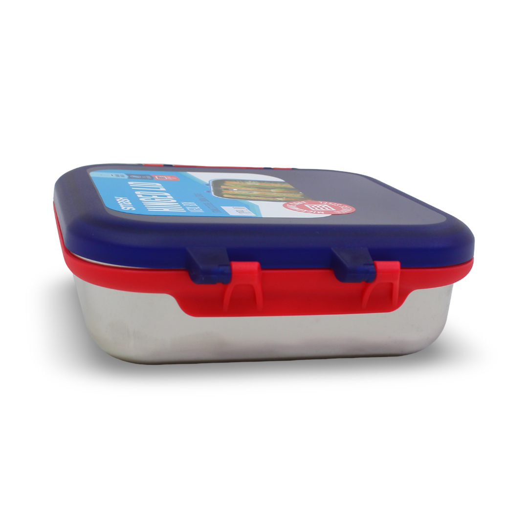 Smash Stainless Steel Snack Box 900ml – Blue