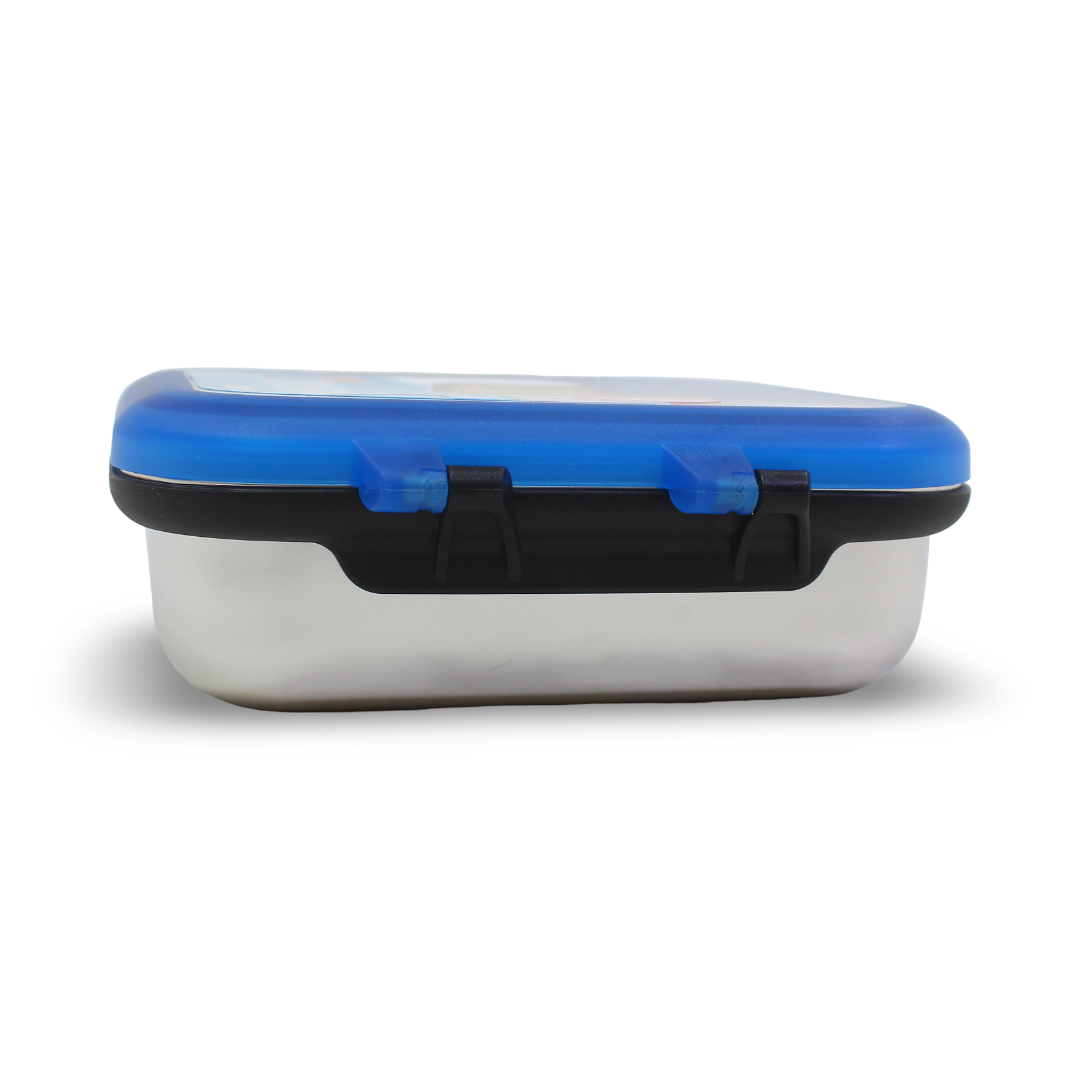 Smash Stainless Steel Snack Box 900ml – Baby Blue