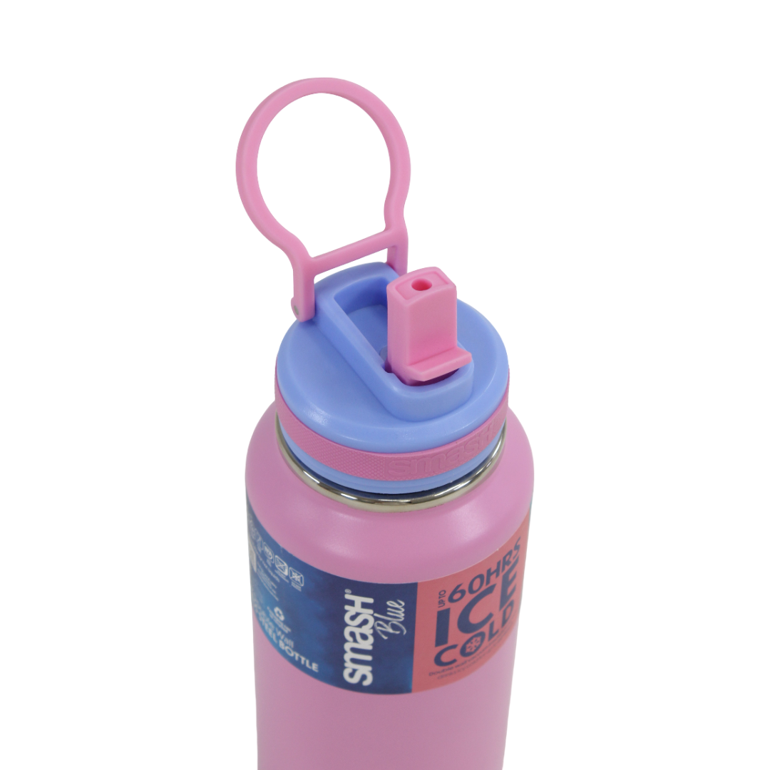 Smash Stainless Steel Double Wall Bottle 1L – Pink