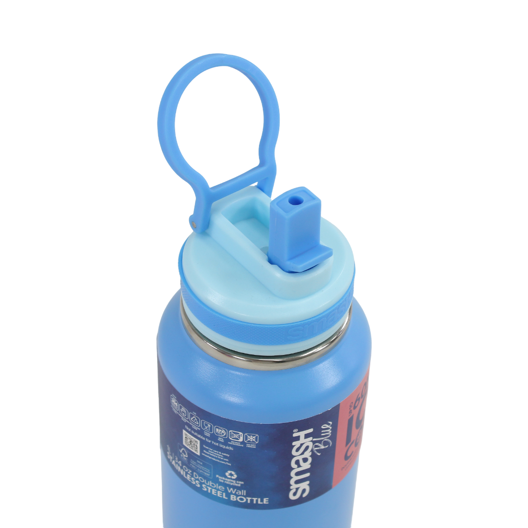 Smash Stainless Steel Double Wall Bottle 1L – Blue