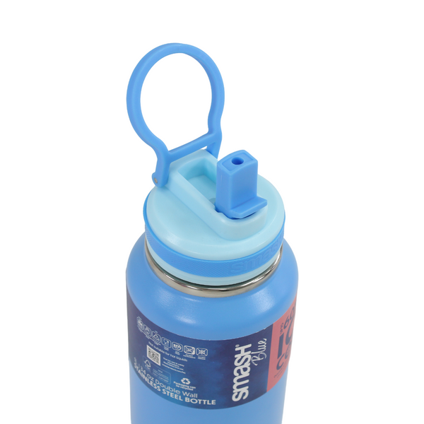 Smash Stainless Steel Double Wall Bottle 1L – Blue