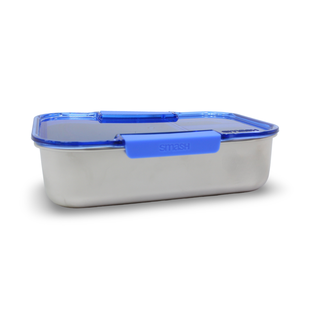 Smash Stainless Steel Bento Lunch Box 1.3L – Blue