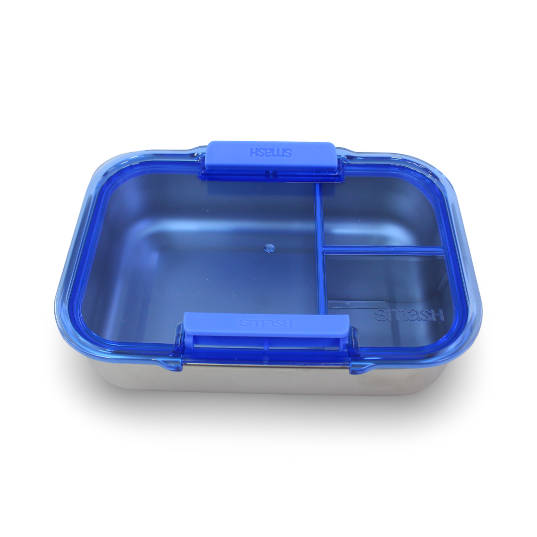 Smash Stainless Steel Bento Lunch Box 1.3L – Blue