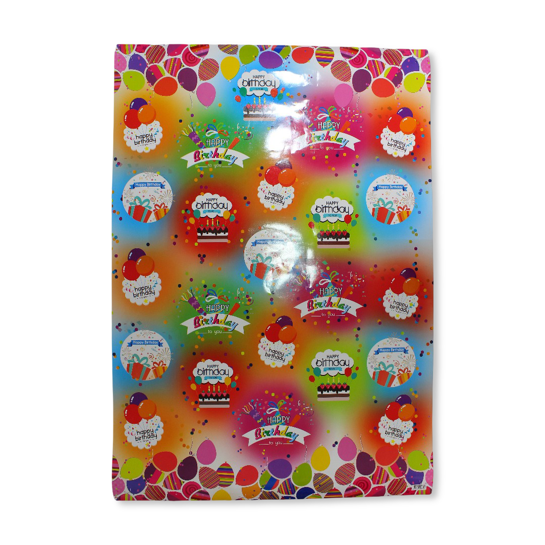Happy Birthday Gift Wrap Paper - Assortments - OKO